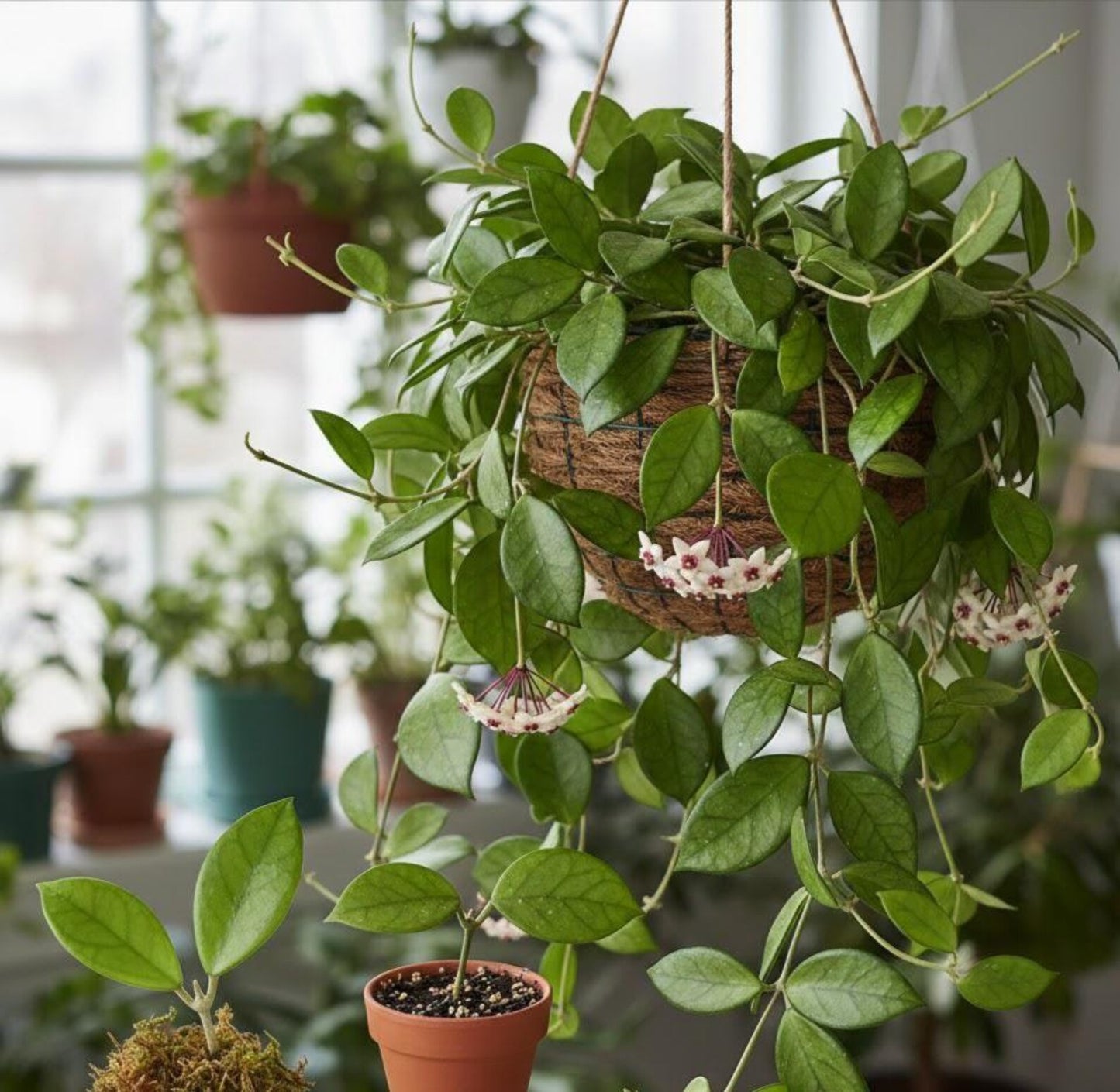 Hoya Pottsii Live Plant – Rare Vining Wax Plant, Easy Care Tropical Indoor Houseplant