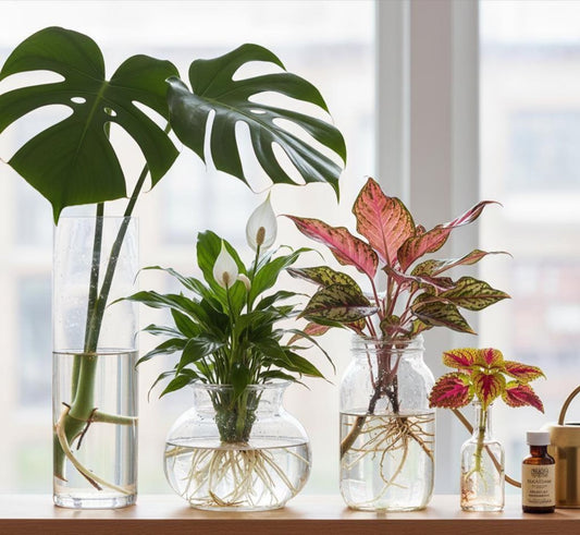 Water Propagation Plant Cutting Mystery Box: Houseplant Clippings Grow in water/hydroponics Rare & Common - 1Leaf/1Node Surprise Plant